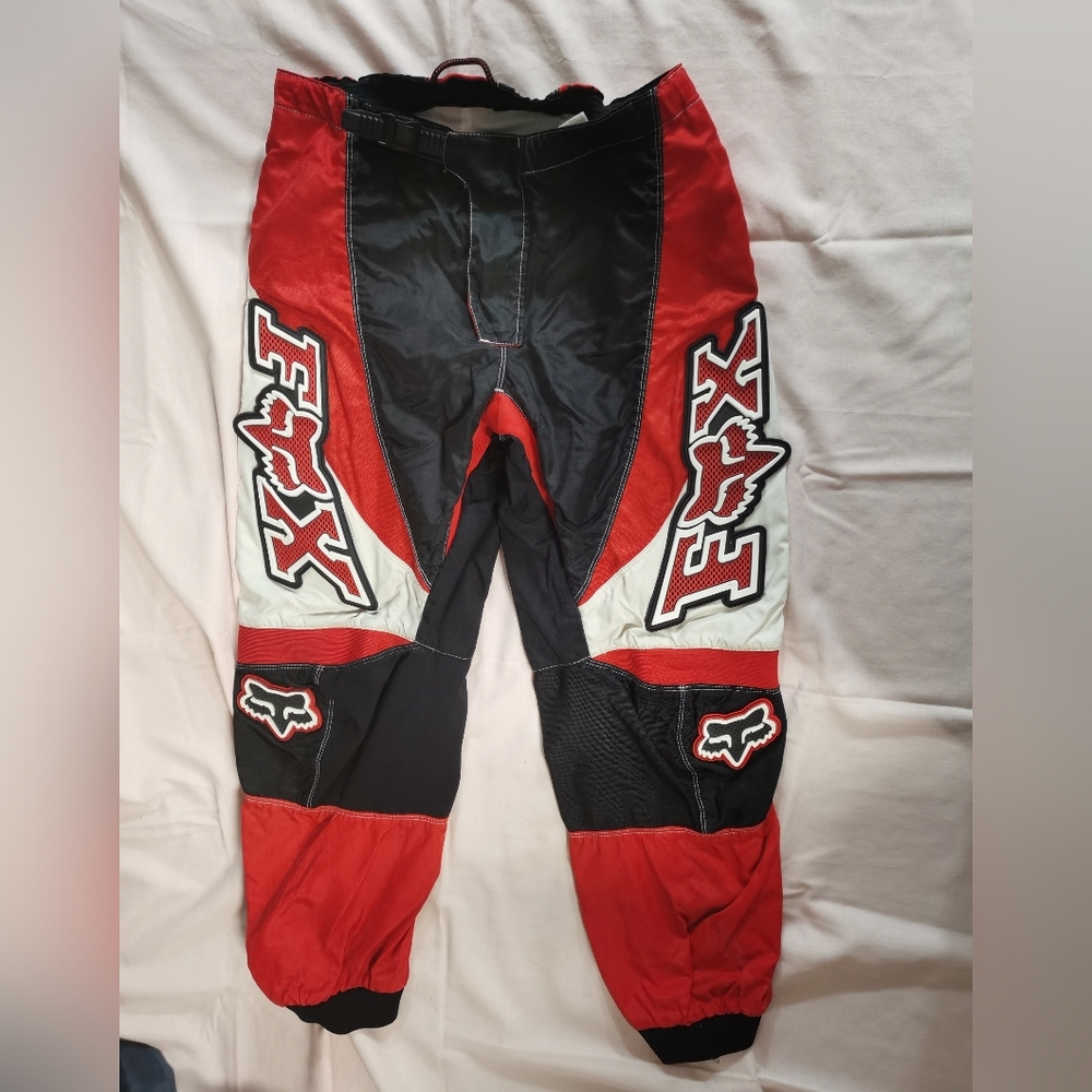 Fox Racing 180 Black Red White Pants 34